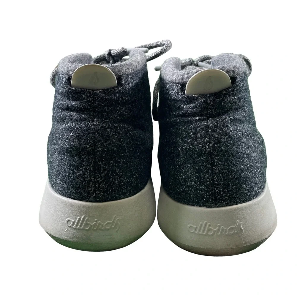 Allbirds Mizzle High Top Wool Runners Mens Size 14 Grey Charcoal